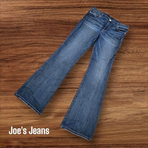 Joe's Jeans Flare Denim Stretch Long Length Plus Size Jeans - Picture 1 of 6